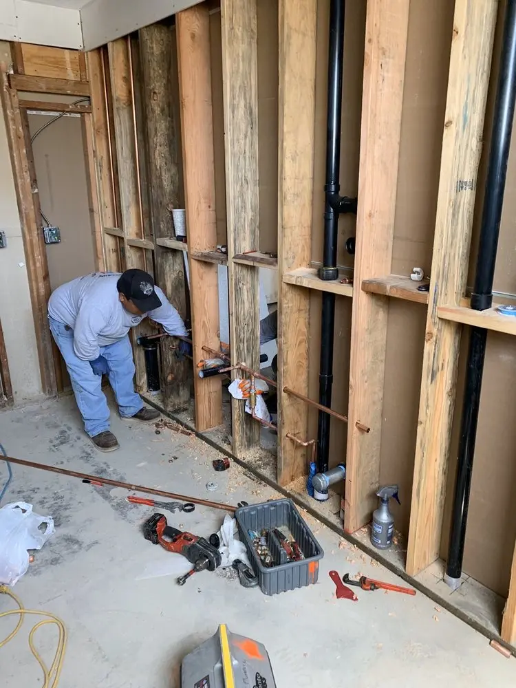 Commercial rough-in plumbing for Trenchless Sewer Repair in Rancho de los Alisos